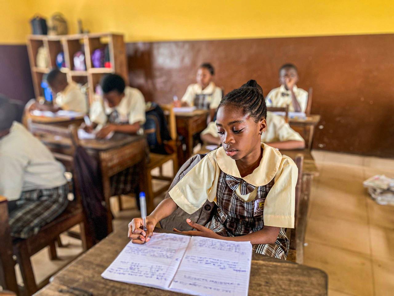 Brilliant pupils in class